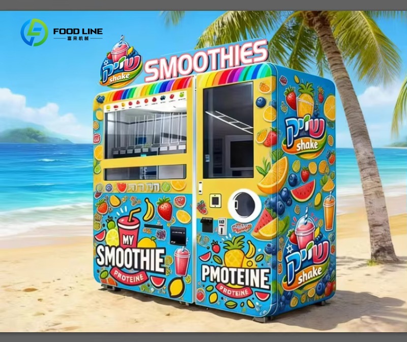 Vending Machine Qr Code - Customized New Commercial 24H Intelligent Fresh