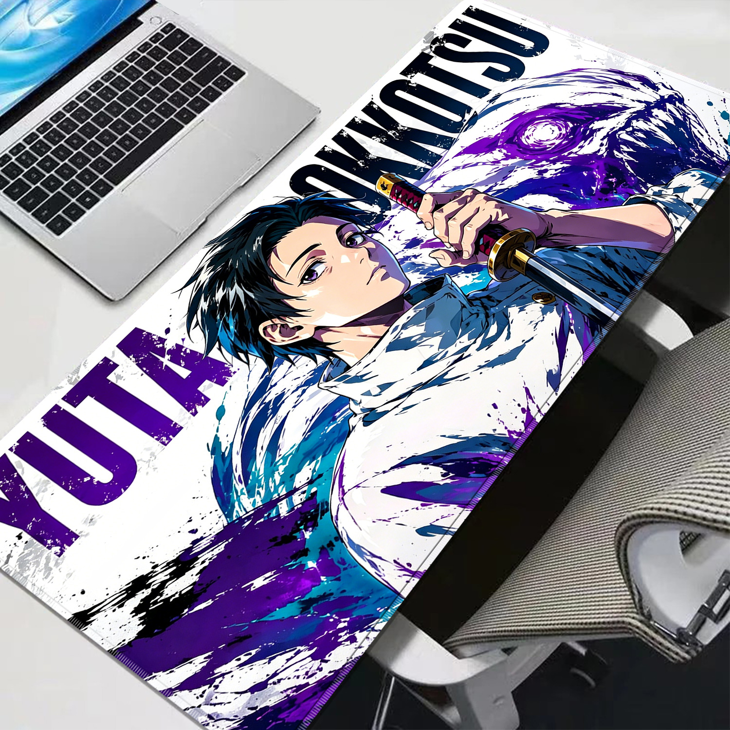 Arcade No - HD Anime Purple Mouse Pads Yuta
