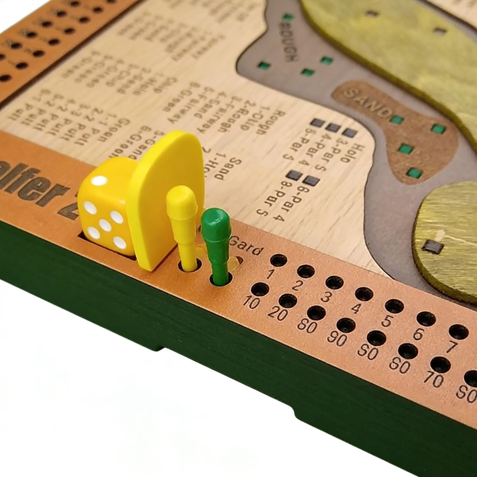 Golf Dice Game Wooden Challeng - Pinball Machine 评论和价格
