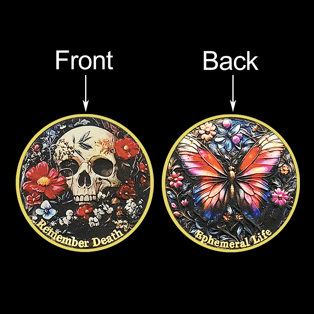 Skull Butterfly Commemorative  - Token Coin Mechanism 评论和价格