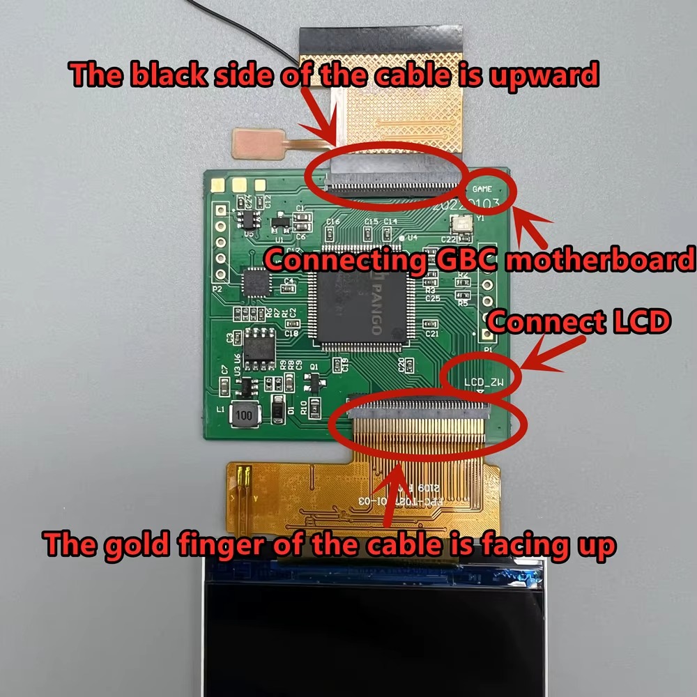 Original Size New 2.45 GBC IPS - Lcd Screen Arcade 评论和价格