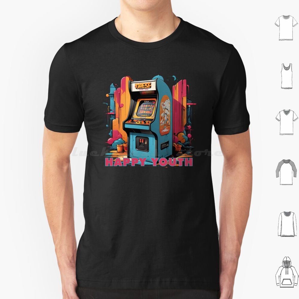 Happy Youth-Arcade T Shirt Men - Arcade No 评论和价格