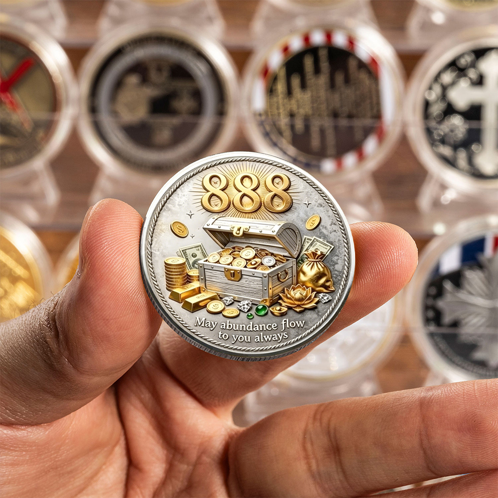 2D Gold Silver Plated 888 Ange - Token Coin Mechanism 评论和价格