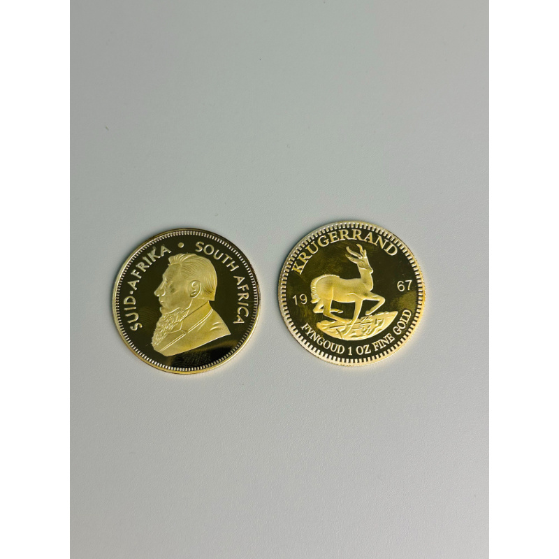 Gold Krugerrand Coin 4cm Wealt - Token Coin Mechanism 评论和价格