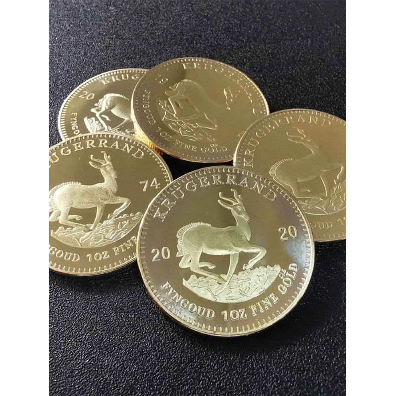 Gold Krugerrand Coin 4cm Wealt - Token Coin Mechanism 评论和价格