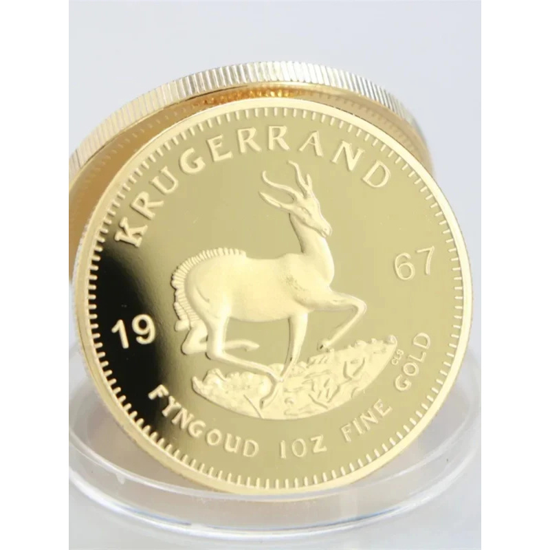 Gold Krugerrand Coin 4cm Wealt - Token Coin Mechanism 评论和价格