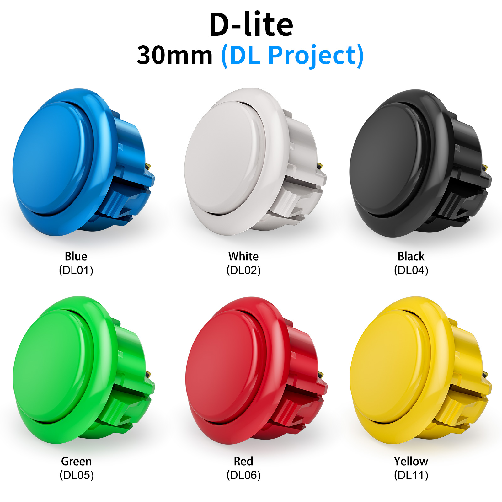QANBA D-lite Arcade buttons Sn - Joystick Arcade Parts 评论和价格