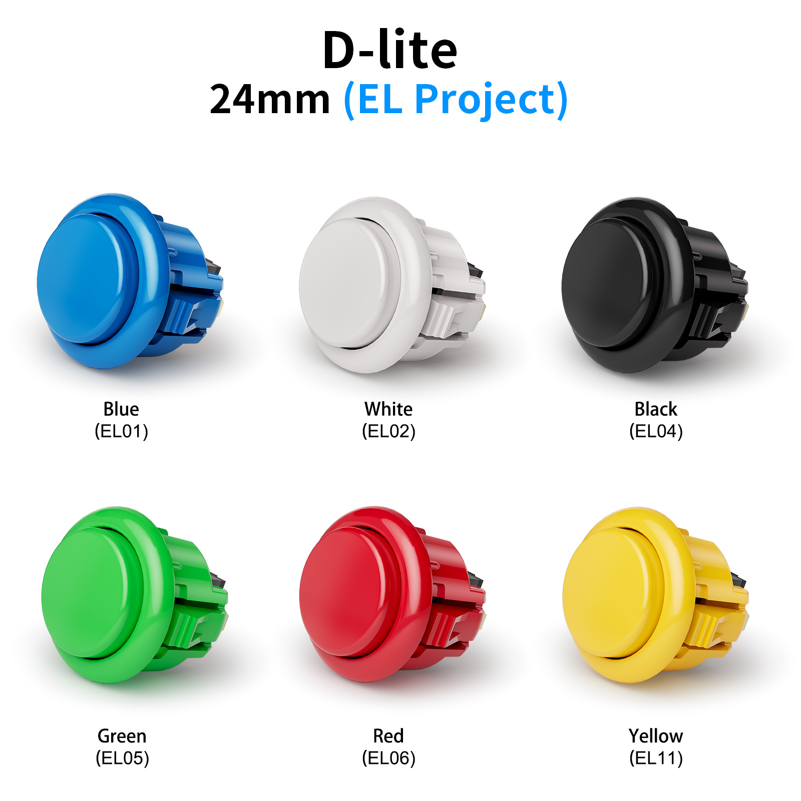 QANBA D-lite Arcade buttons Sn - Joystick Arcade Parts 评论和价格