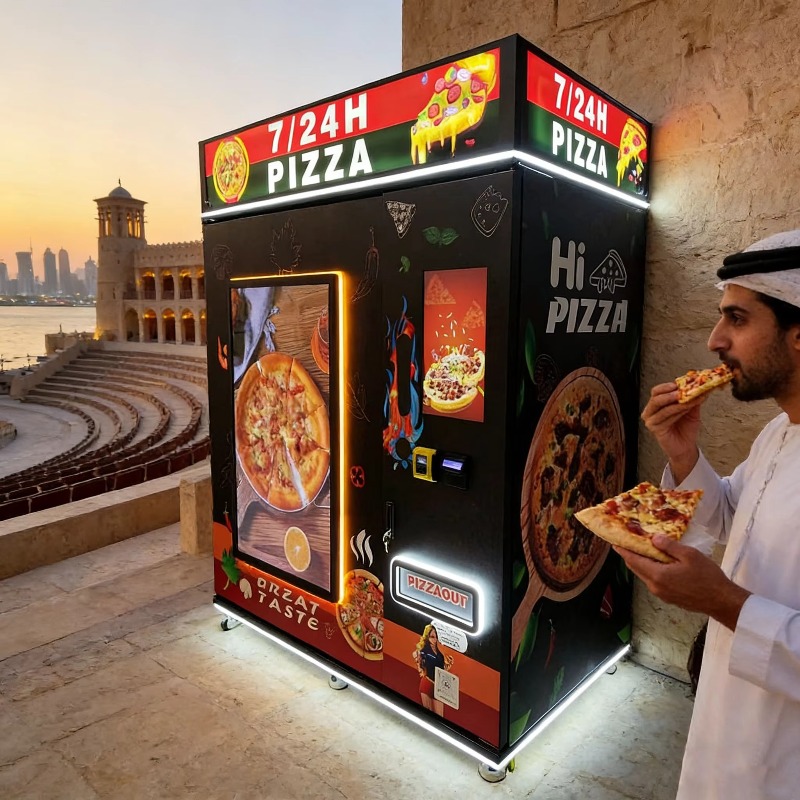 Custom Pizza Vending Machine S - Vending Machine Qr Code 评论和价格