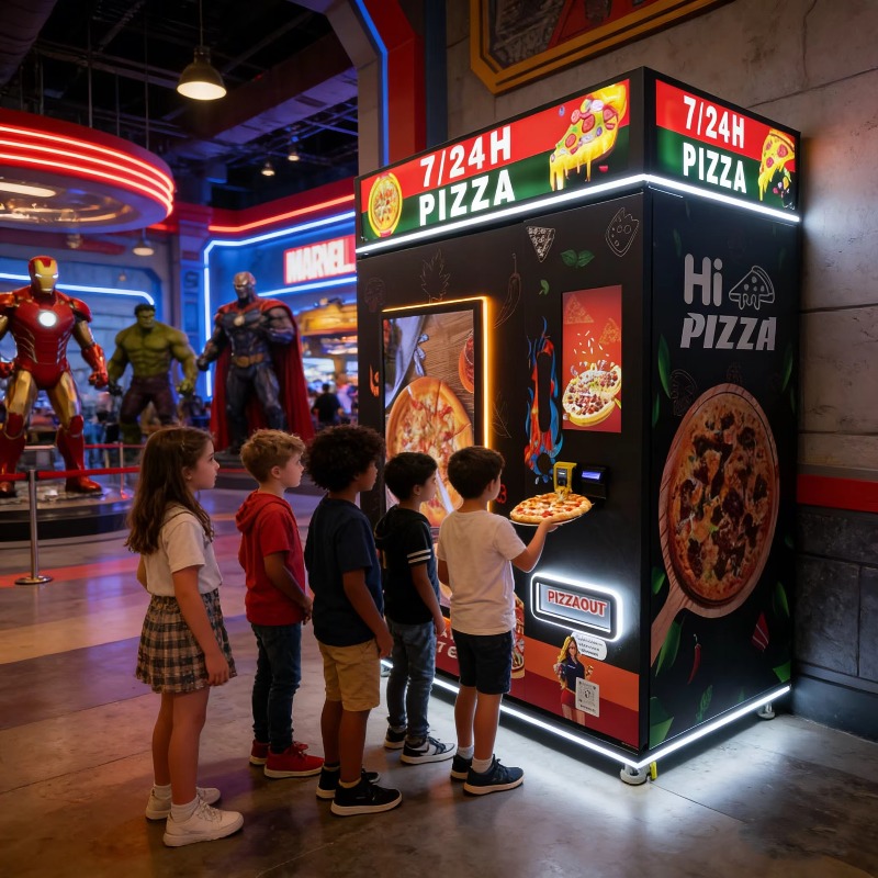 Custom Pizza Vending Machine S - Vending Machine Qr Code 评论和价格