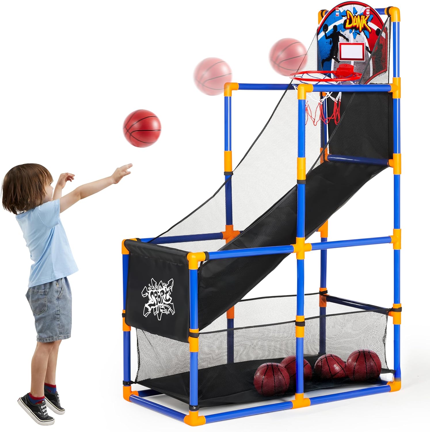 Arcade Basketball Game Set wit - Arcade Games & Vending Co 评论和价格