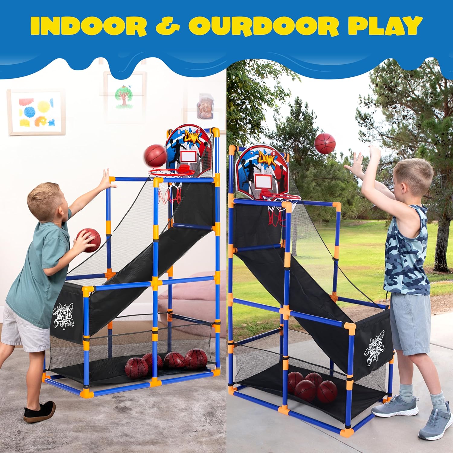 Arcade Basketball Game Set wit - Arcade Games & Vending Co 评论和价格