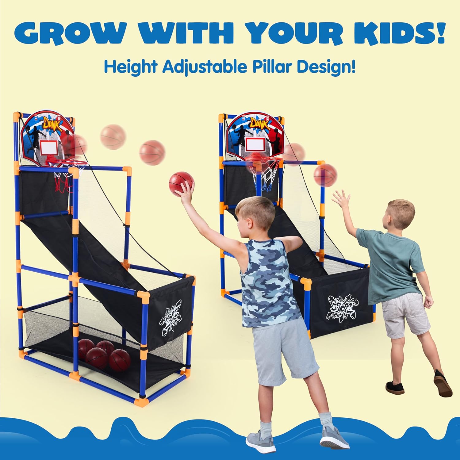 Arcade Basketball Game Set wit - Arcade Games & Vending Co 评论和价格