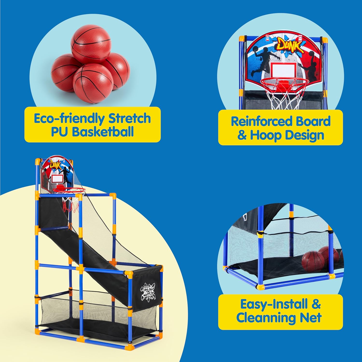 Arcade Basketball Game Set wit - Arcade Games & Vending Co 评论和价格