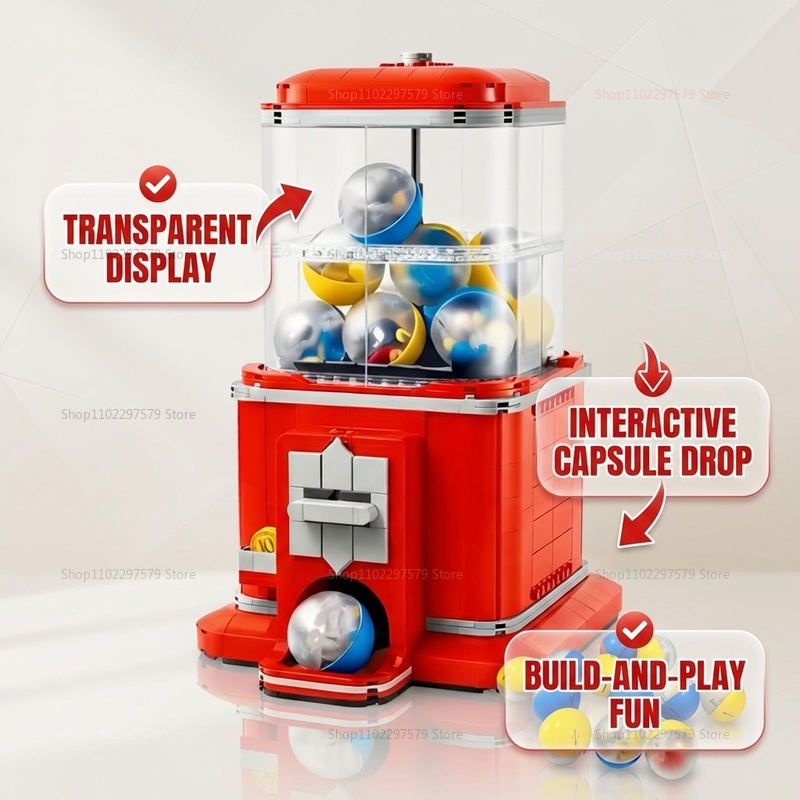 1343 PCS Vending Machine Build - Arcade Toy Vending Machine 评论和价格