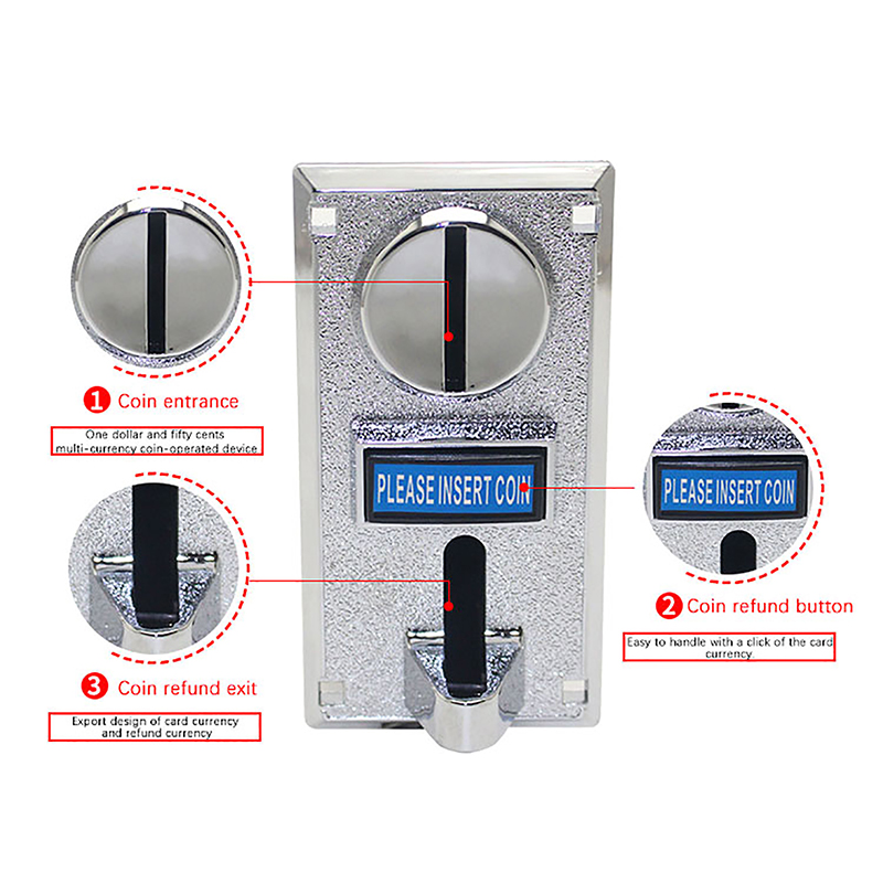 1Pc 616 Multi Coin Slot Accept - Arcade Games Vending 评论和价格