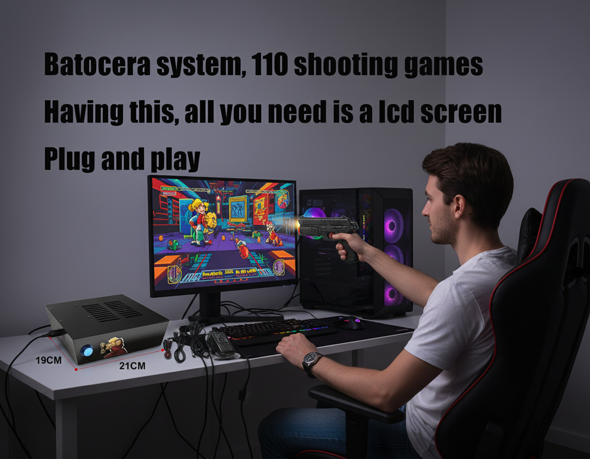 Batocera Game System With Dual - Gun Shooting Arcade 评论和价格