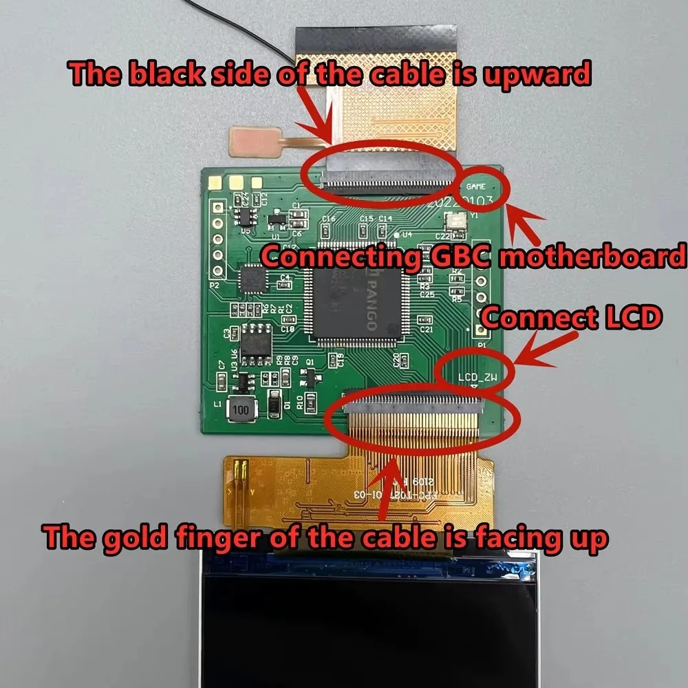 Original Size New 2.45 GBC IPS - Lcd Screen Arcade 评论和价格