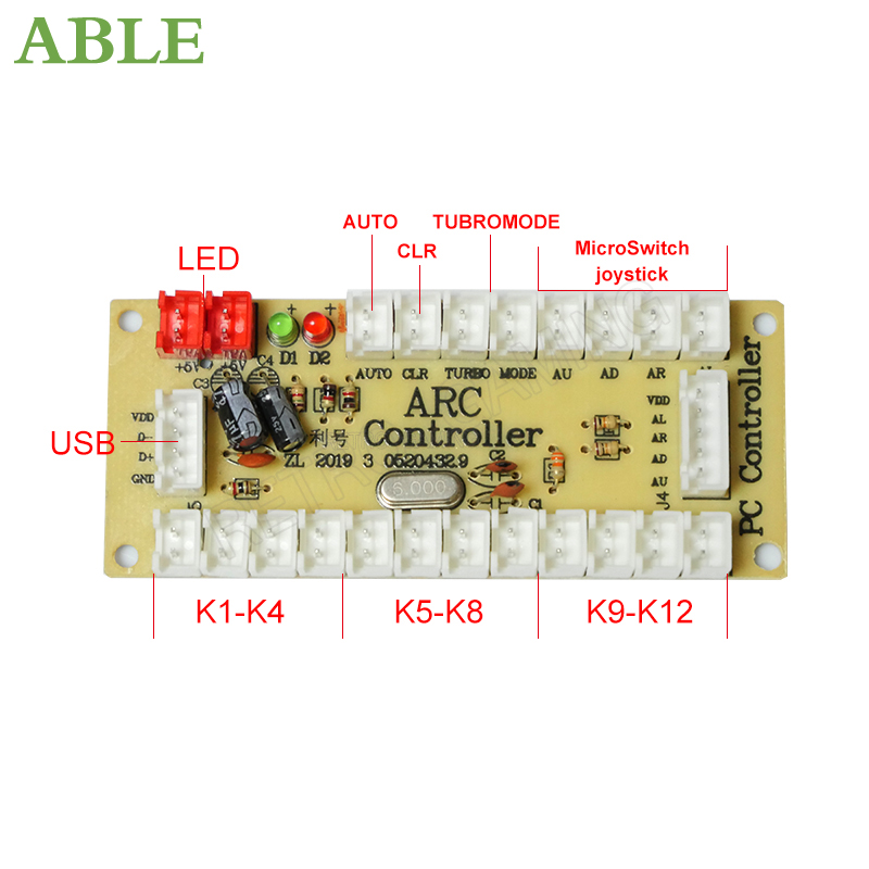 Arcade 2 Player Zero Delay Kit - Joystick Arcade Parts 评论和价格